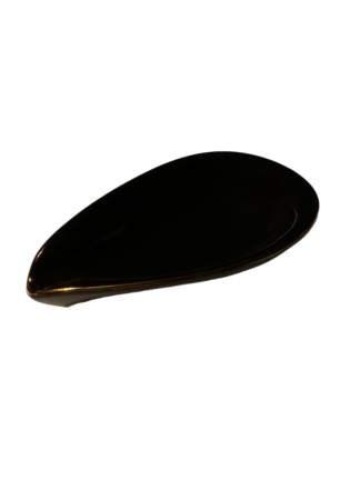 Пепельница ASHTRAY LEAF BLACK на 1 сигару