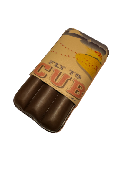 Футляр Fly to Cuba Bourbon на 3 сигары